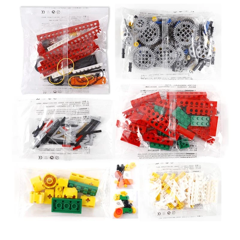 399 pçs/saco moc blocos de construção feixes técnicos engrenagens eixo e conectores tijolos peças bloco para 9689 máquinas simples conjunto diy brinquedos