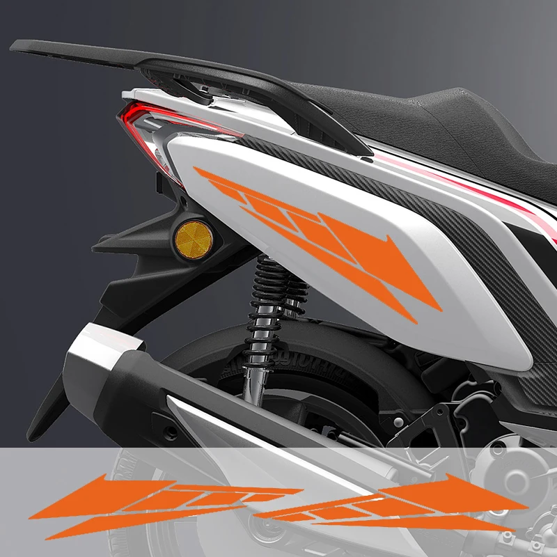 Decalques para caixa traseira de motocicleta, adesivos legais para moto, anti arranhões, à prova d'água, para yamaha vespa suzuki honda ktm bmw
