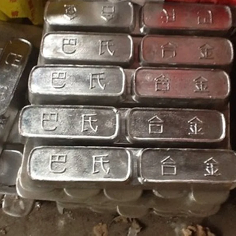 1kg Tin base babbitt metal alloy block tin-based bearing alloy 16-16-2 15-5 lead-based alloy