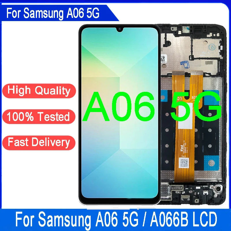 67-''lcd-para-samsung-a06-5g-a066-display-touch-screen-digitador-assembleia-para-samsung-a06-5g-a066b-a066b-ds-substituicao