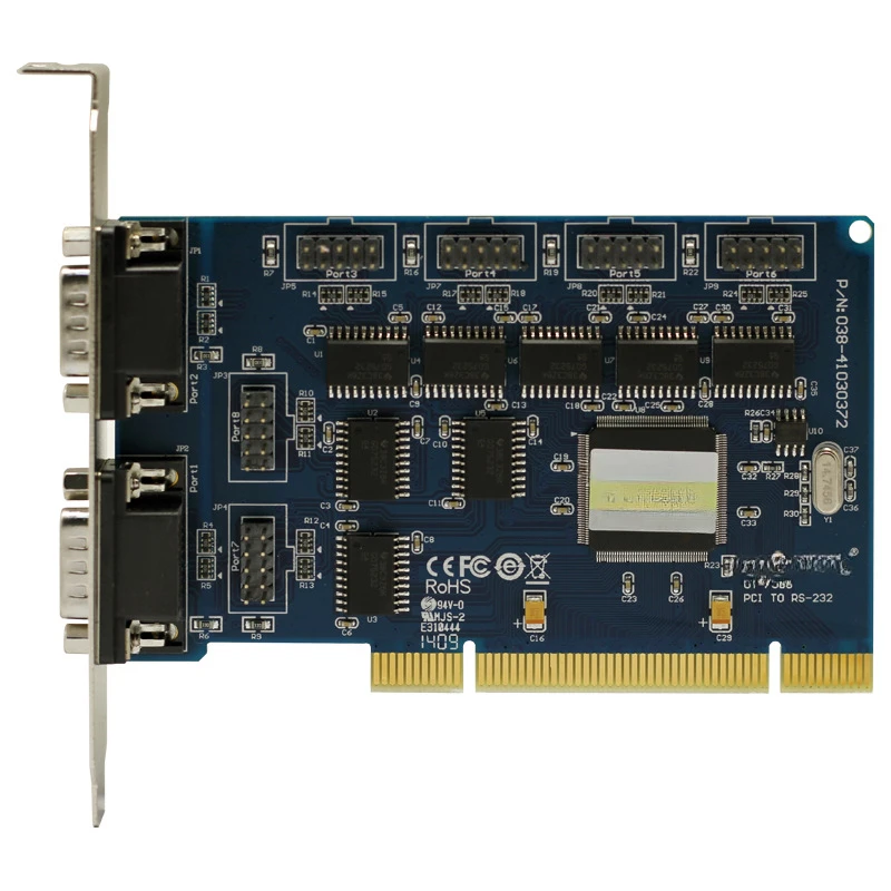 UT-7588 PCI To 8-port RS232 Expansion Card Multiple Serial Port Board Industrial Control Desktop DB9 Terminal