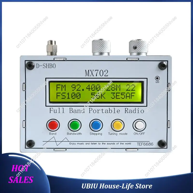 MX702 Penerima Radio Band Penuh Portabel Chipset TEF6686 Mendukung Stereo LW/MW SW/FM Melalui Output 3.5Mm atau Langsung-Terlaris