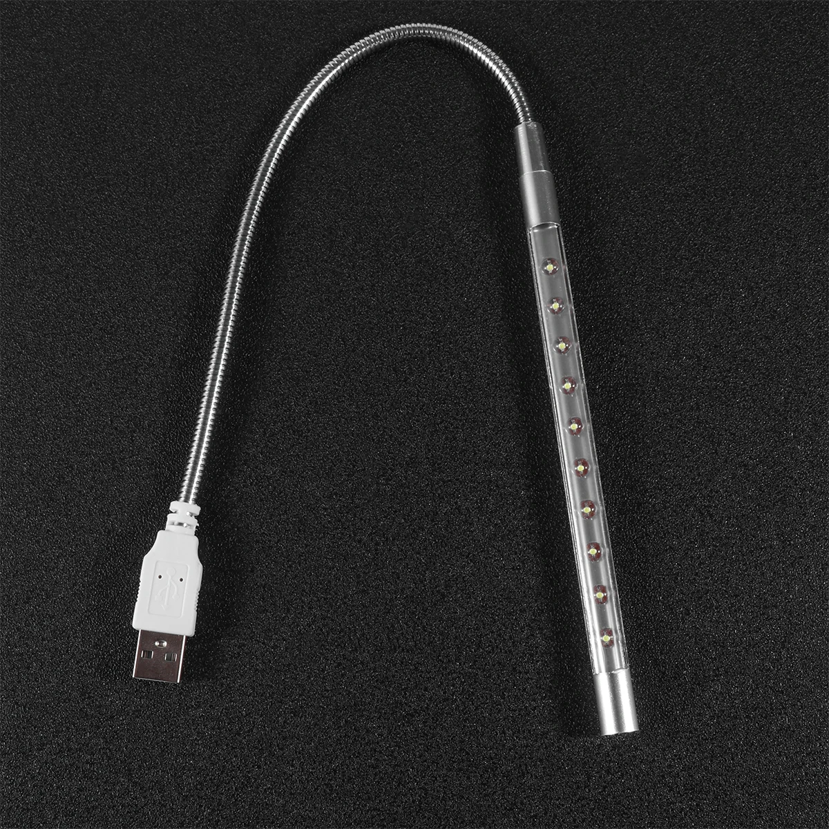 

Keyboard Lamp Bright White LED Eye Protection Laptop USB Light Flexible 360 Degree Rotatable Small Table Lamp for Computer