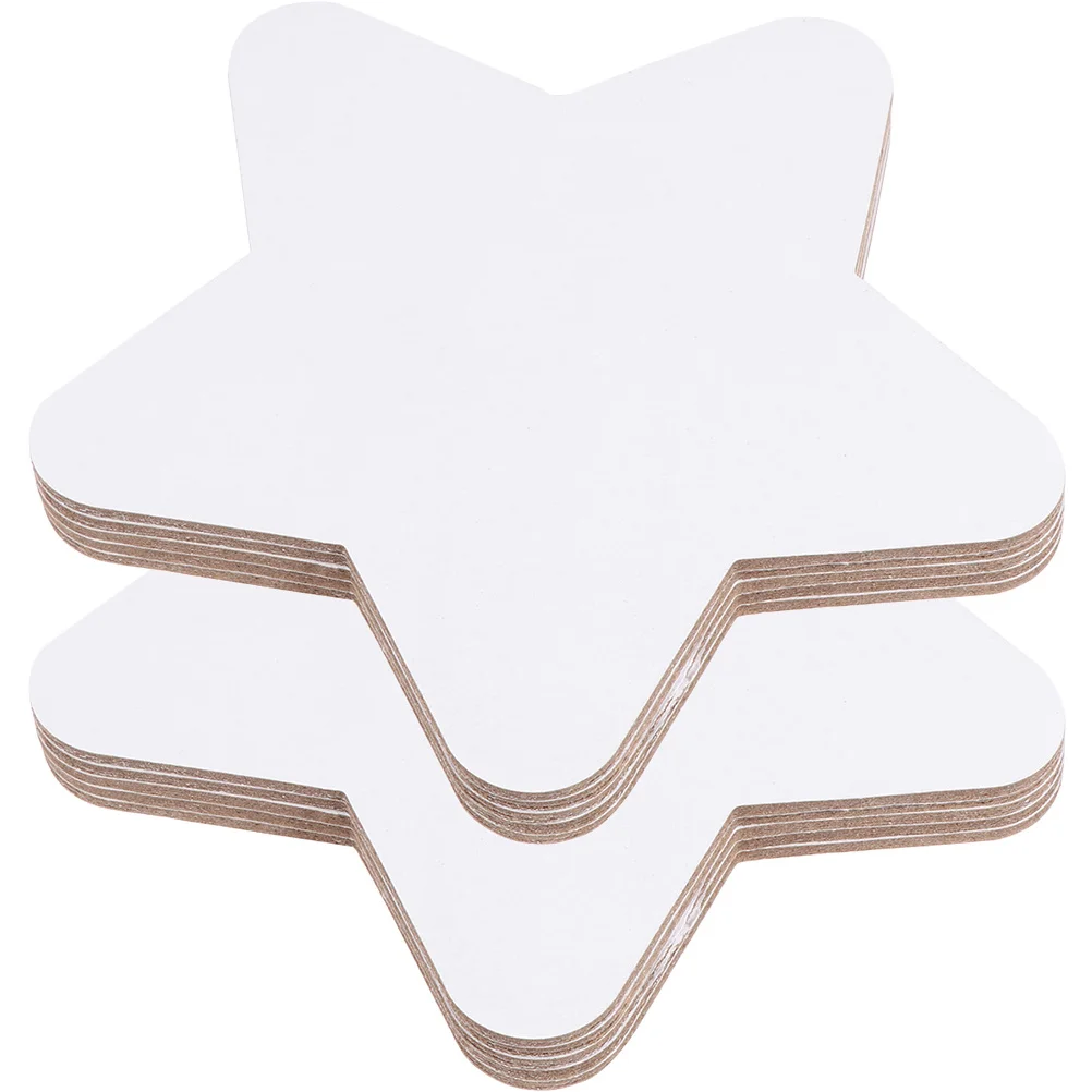 

10Pcs Star Shaped Canvas Painting Board Premium Cotton Material Smooth Edge for Acrylic Oil Painting Art Panels DIY Blank