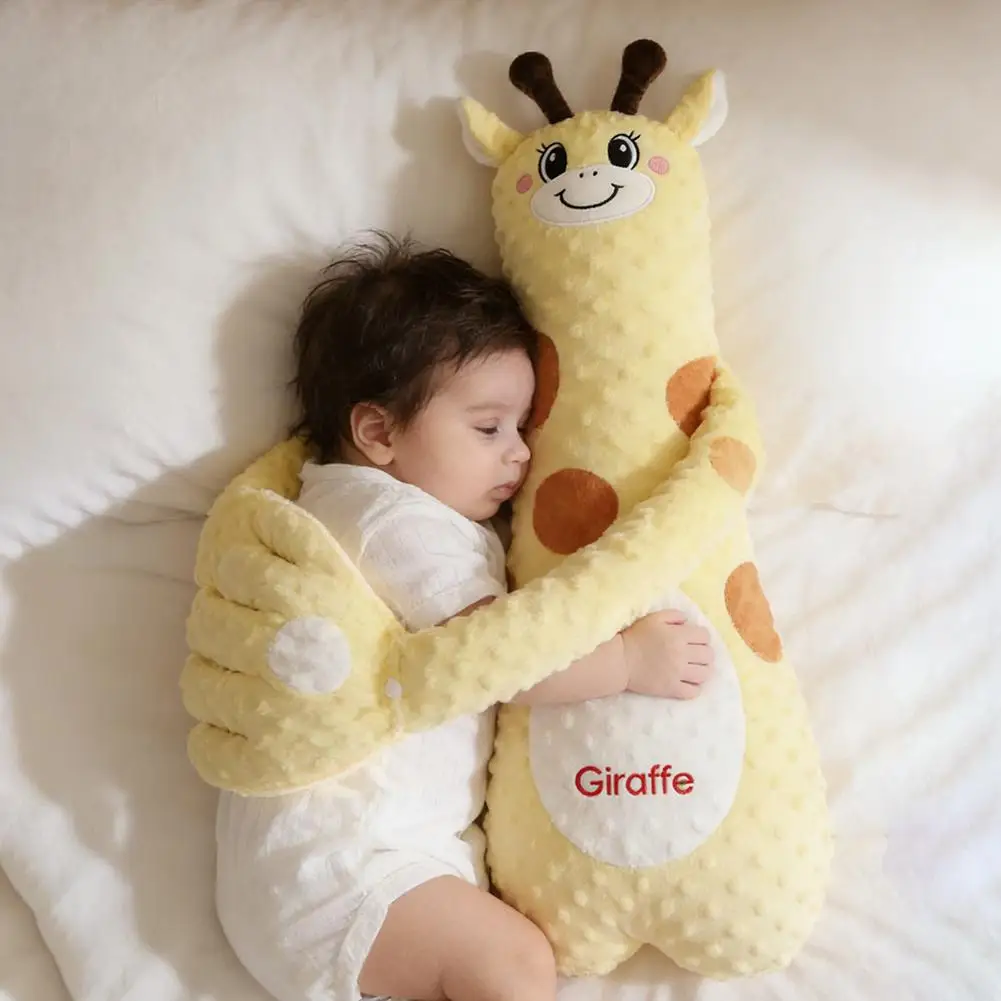 Oreiller de Sommeil pour Bébé Girafe 3 Modes avec Télécommande, Aide au Sommeil Électrique pour Bébé
