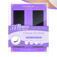 NAGARAKU 54 Rows Mix 7-15mm Large Capacity Individual Eyelashes Stable Curl Mage Volume Lash False Lashes Eyelash Extensions