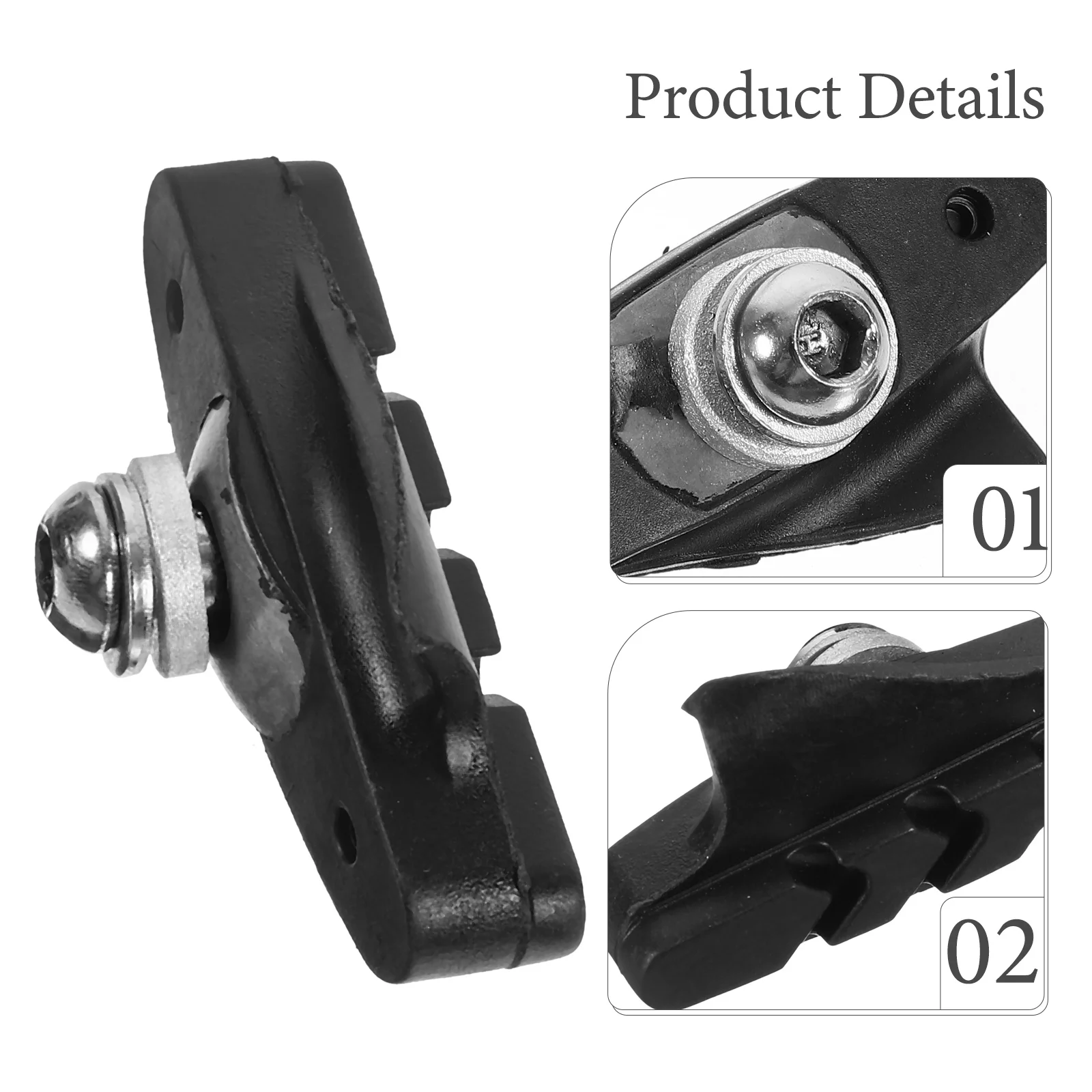 2 stuks racefiets remblokken blokken set rubberen groeven voor fietsen remmen in nat weer duurzaam compatibel met de meeste velgen
