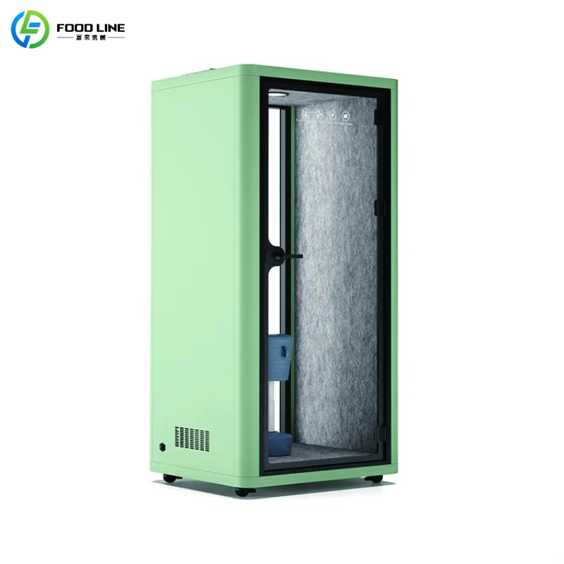 Customized Space Saving Soundproof Chamber Vertical Office Pod Acoustic Cabin for Narrow Corridor Small Spaces