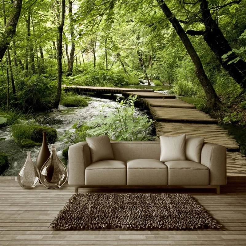 produtos-personalizados-papel-de-parede-3d-classico-floresta-ponte-de-madeira-riacho-natureza-mural-para-sala-de-estar-expansao-espacial-decoracao-verde-olho-de-gato