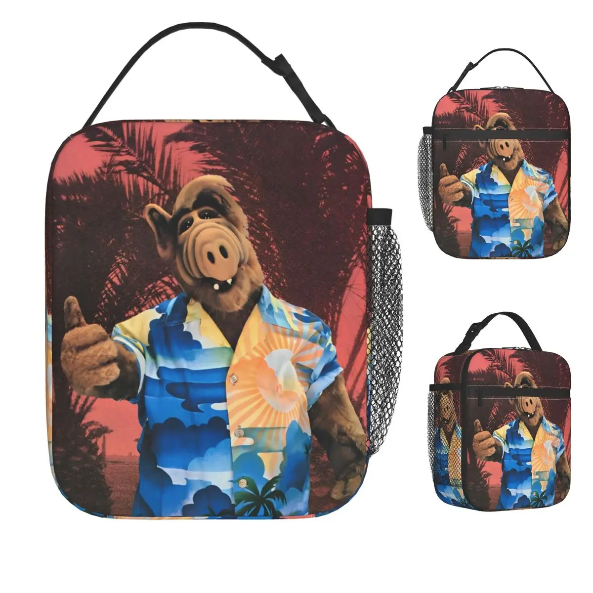 

Alf Thumbs Up Lunch Bag For Child Lunch Box Leisure Work Cooler Bag Portable Oxford Thermal Lunch Bags