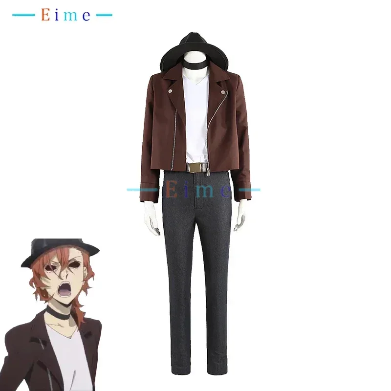 Nakahara Chuuya Vampire Suit Anime Cosplay Costume Halloween Carnival Uniforms Party Clothing Custom Made