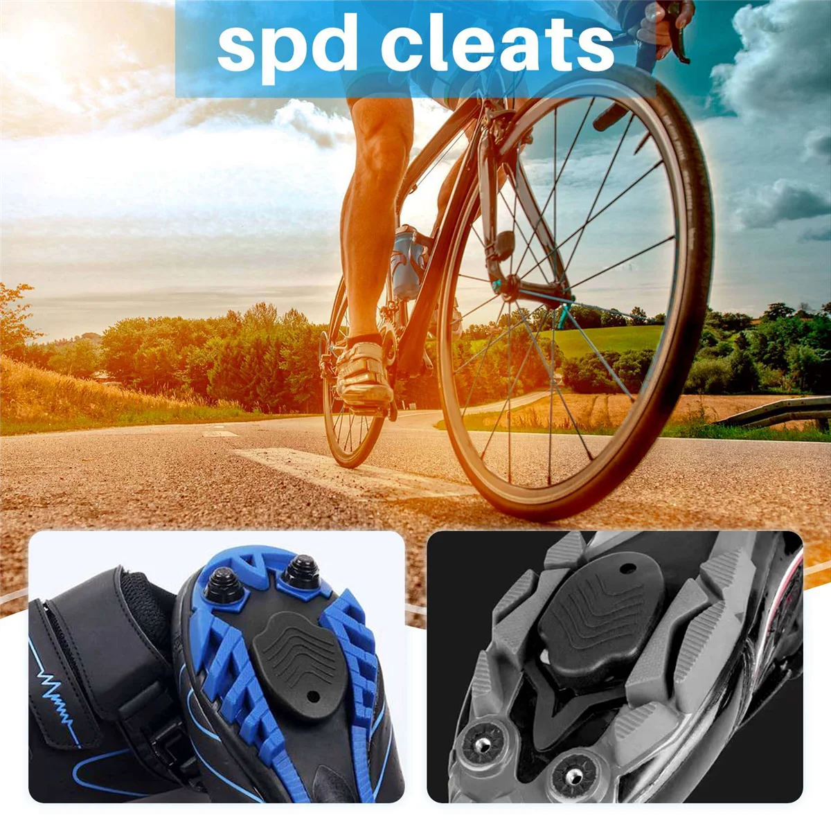 Чехлы на шипы A03V SPD, прочные чехлы на шипы для велосипеда, совместимые с шипами Shimano SM-SH51, 1 пара
