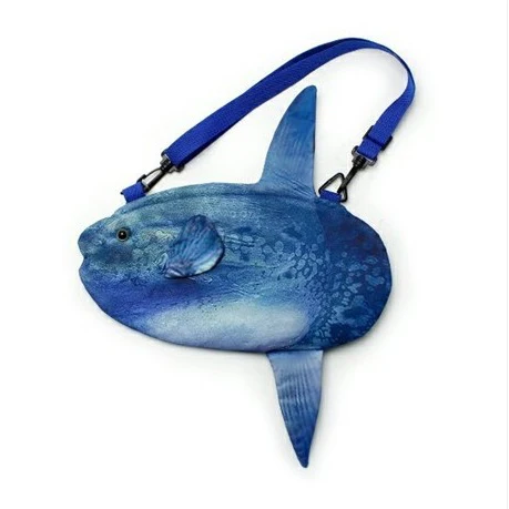 3D Fish Design Purses and Handbags for Women Hip Hop Shoulder Mesenger Bag Designer Women Fashion Small Crossbody Bag Cosplay