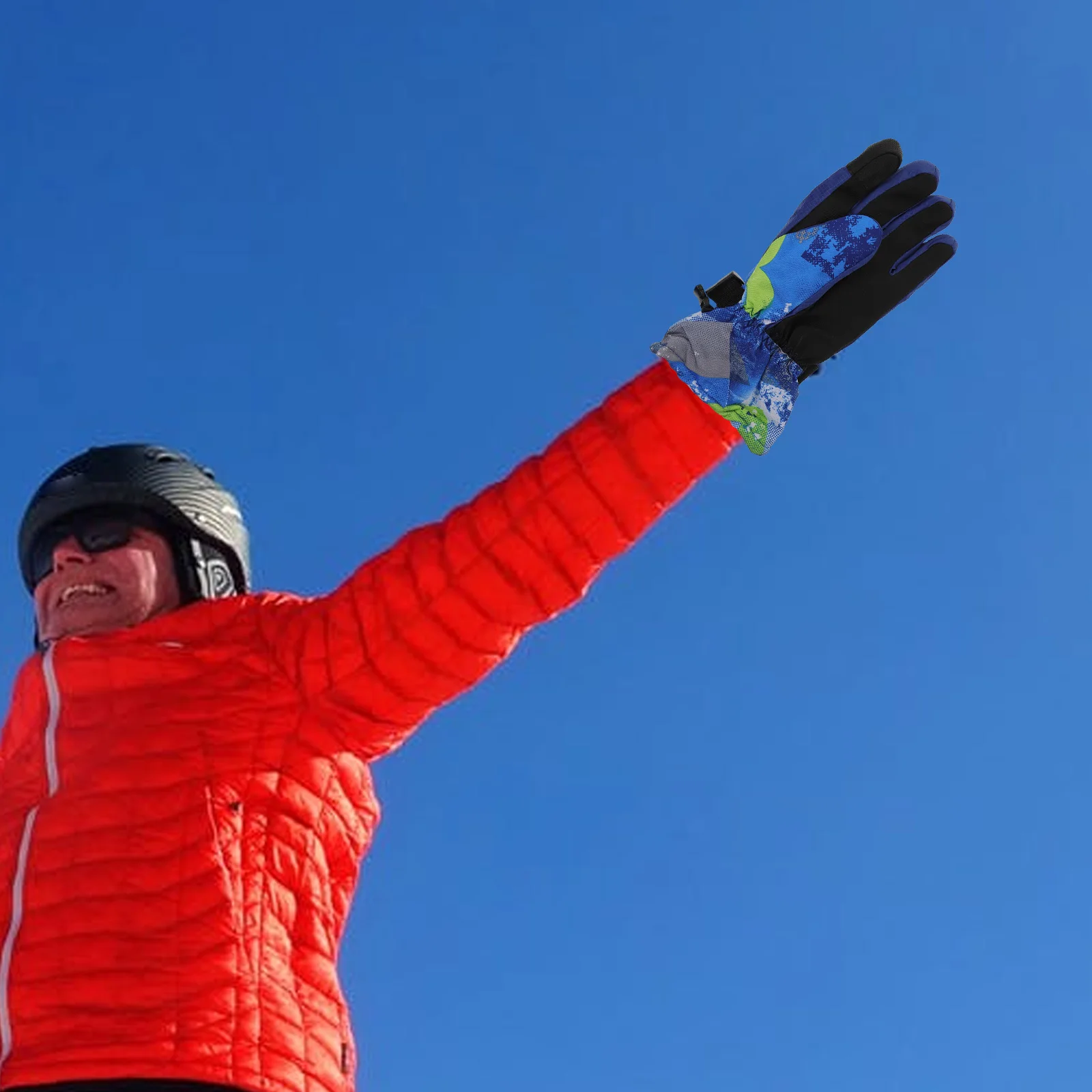 

1Pair Touch Screen Skiing Gloves Winter Warm Waterproof Windproof Outdoor Cycling Hiking Camping Wind-Proof Gloves