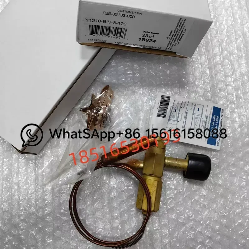 YORK Jet Cooling Valve 025-35133-000 Y1210-BIV-8-110 8-120 Replacement Part for HVAC Refrigeration System Air Conditioner