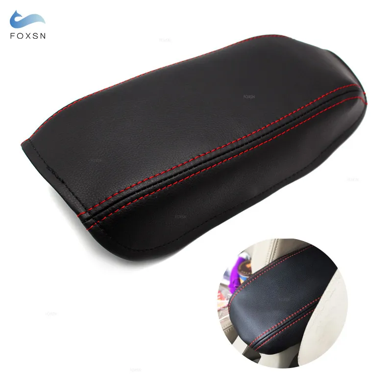 

For Honda City 2008 2009 2010 2011 2012 2013 2014 Microfiber Leather Car-styling Center Control Armrest Box Trim Cover