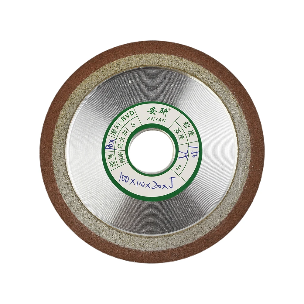4 Inch Widen Grinding Wheel Hypotenuse Style 150 Grit For Carbide Metal Ener Grinding Hard Alloy Hard Steel Die Steel