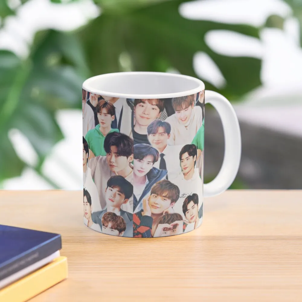 

Lee Jong-suk collage Coffee Mug Ceramic Cups Creative Tea Cups Mate Cup