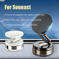 Car Vacuum Magnetic Phone Holder Portable Foldable Rotatable Suction Cup Stand For SouEast A5 Wing V3 Lingyue DX3 DX7