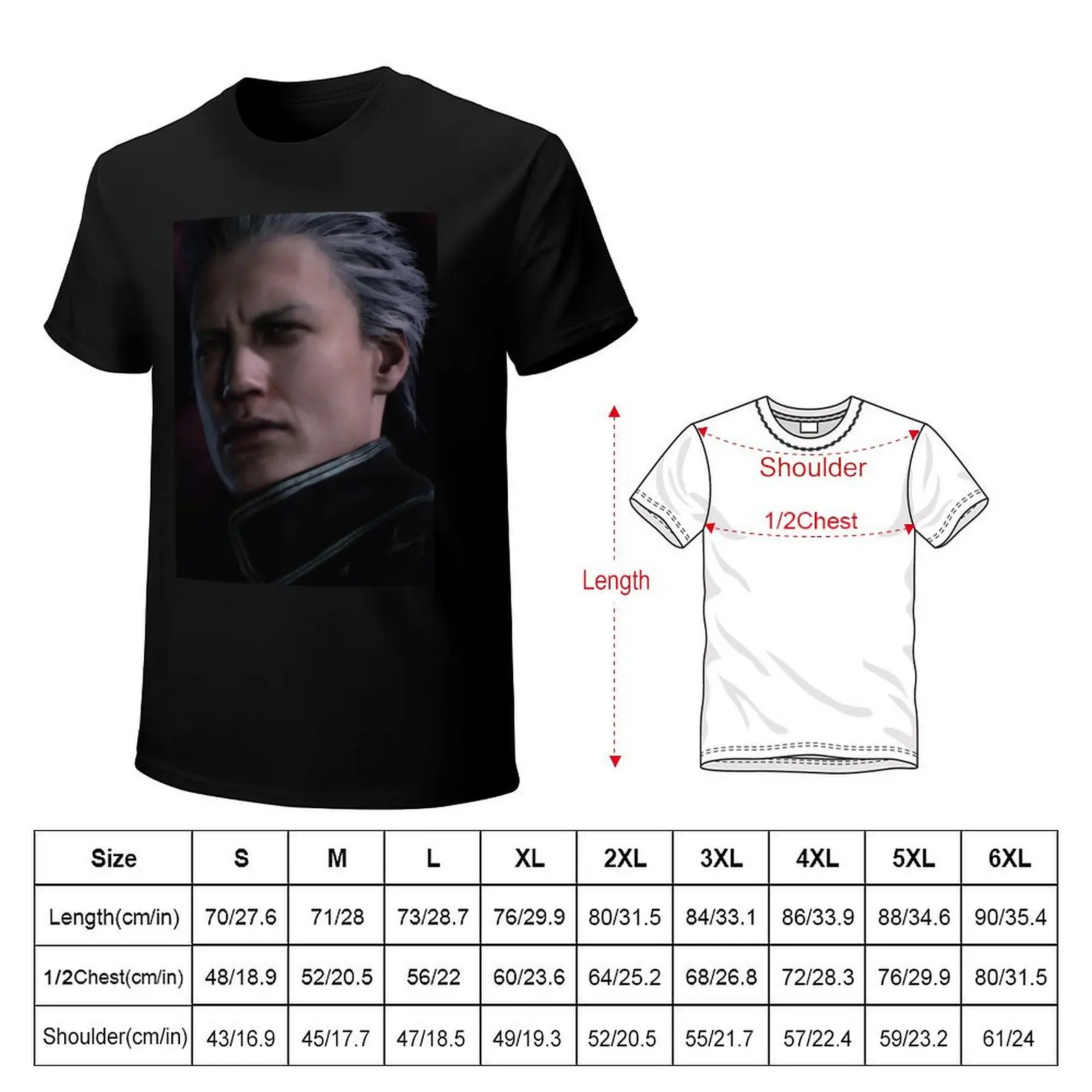 The Legendary Son of Sparda: Vergil T-Shirt funny t shirts man T-Shirt