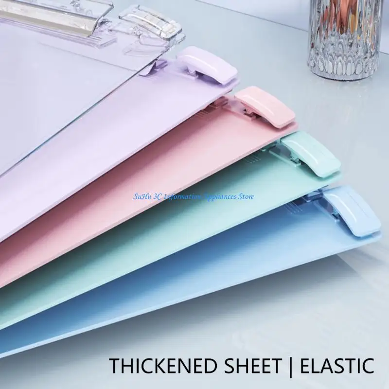 

Acrylic Clipboard with Folding Stand and Pen Clip Letter Size Writing Board