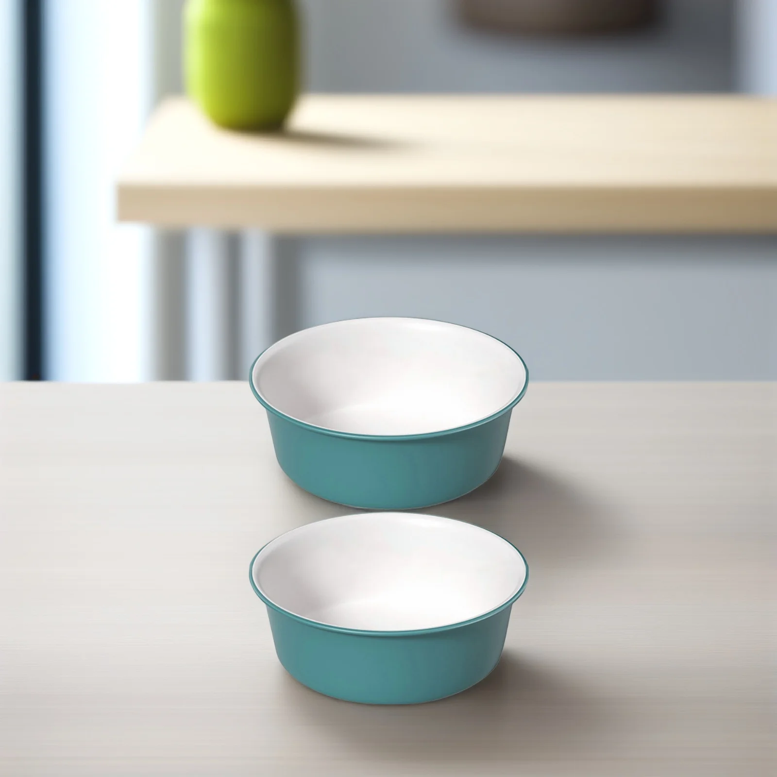 

2Pcs Plastic Wash Basin Thickened Portable Washbowl for Bathroom Kitchen Face Cleansing Washing Foot Soaking Laundry Storage