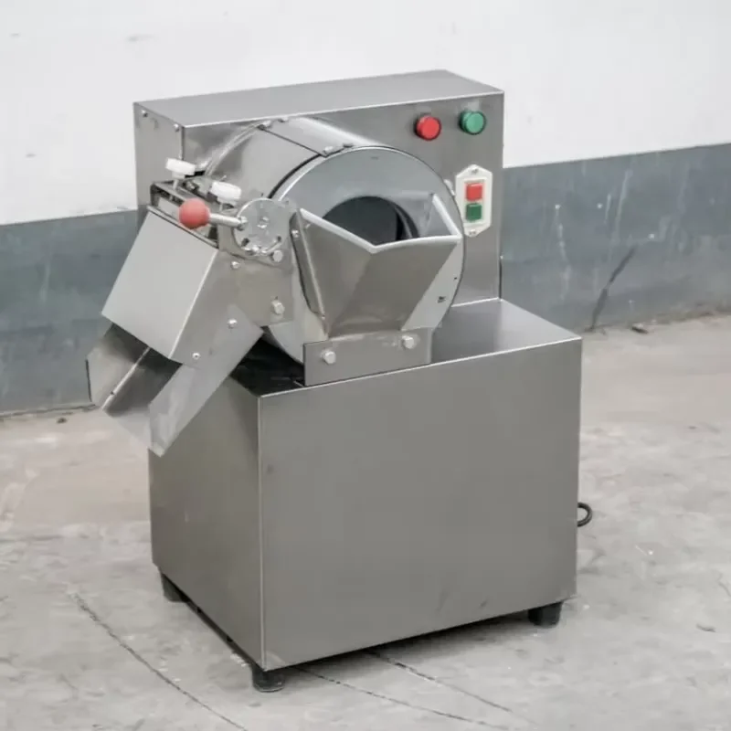 2025 New first-line automatic stainless steel kitchen cutter 220V 300kg/h portable vegetable and meat separator