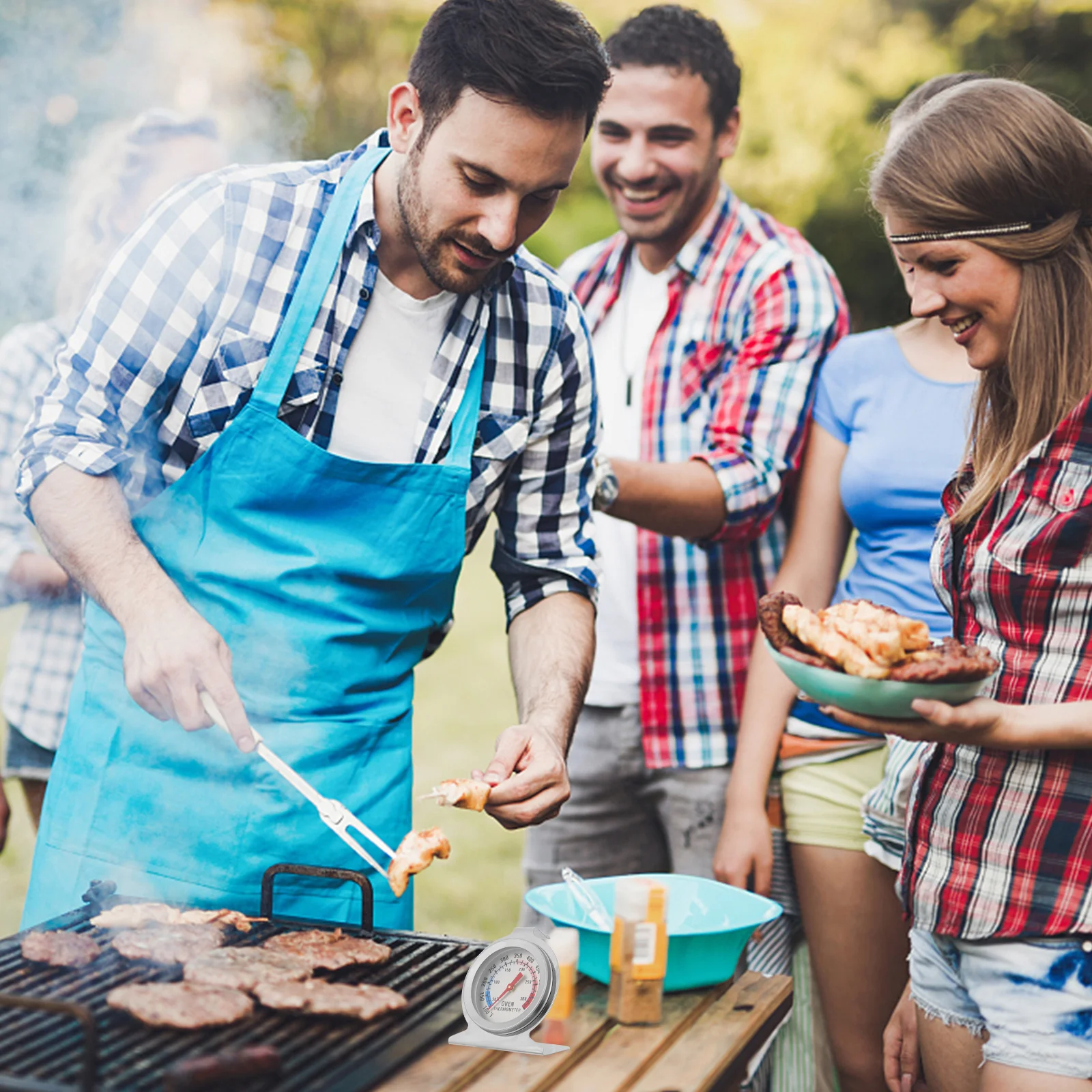 

Stainless Steel Oven Thermometer Temperature Gauge Mini Cooking Baking Accurate Instant Read Bbq Food Kitchen Thermometer Ultra