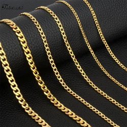 6MM 18K Gold Plated Necklace Fashion Jewelry Men Women Sideways Snake Chain Necklace 30In Femme Hip Hop Jewelry