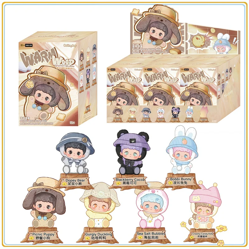 

В наличии Оригинальная коллекционная фигурка TOPTOY Mai Dongdong из серии Warm Wood Child Language Series, аниме-персонаж, игрушка-сюрприз, подарок