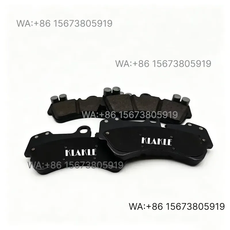 For Wmwmnu  KLAKLE Quiet Braking 18Z Brake Pads No Squeal  Touareg CR Front 355x32mm 18inch Wheel Modify Parts