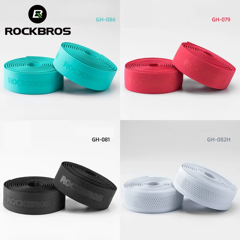 ROCKBROS Road Bike Handlebar Tape Non-slip Strap Bicycle Handlebar Tape Wear Resistant Bar Tape Cycling Grip Tape Accessory