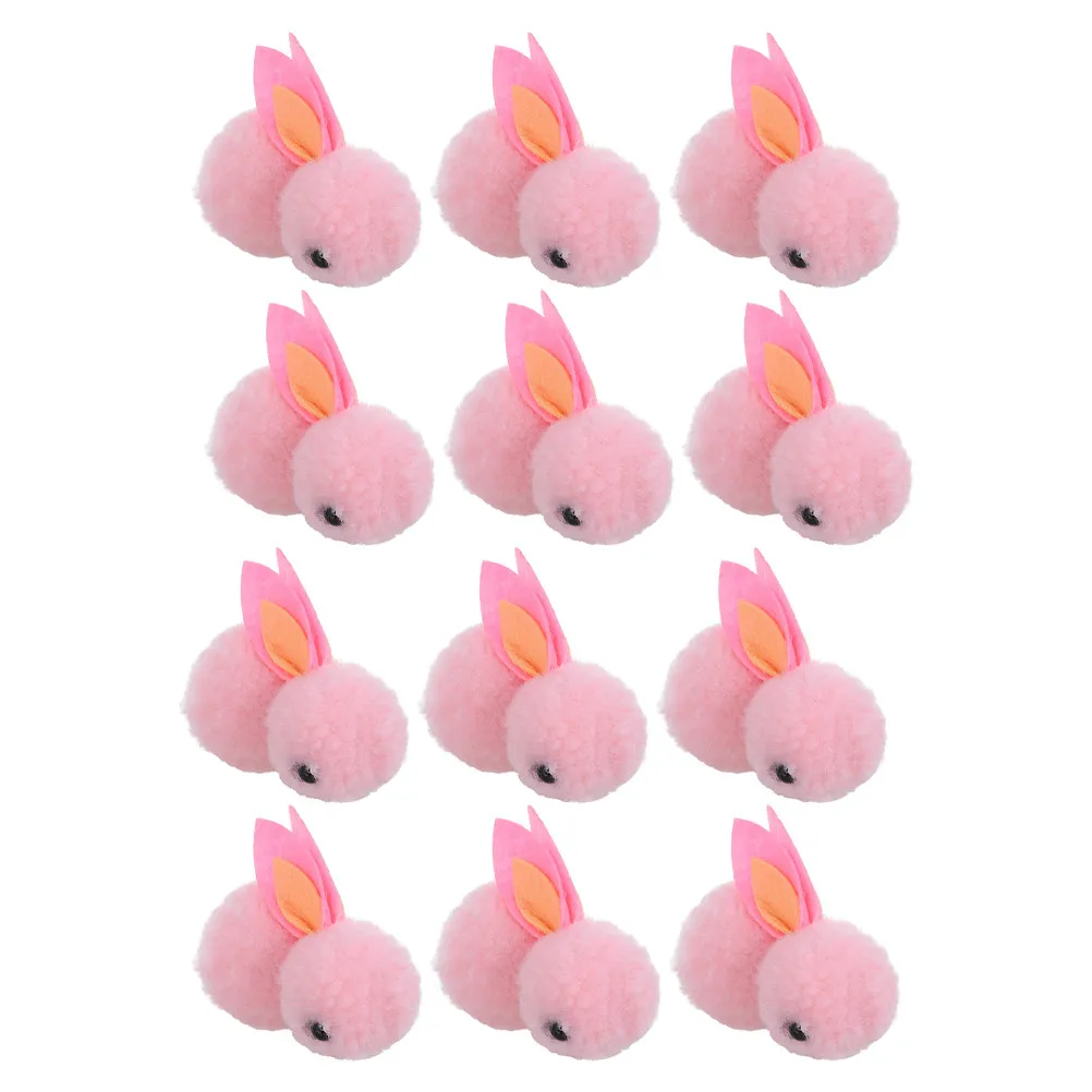 

12Pcs High Quality Mini Rabbit Ornament Set Christmas Tree Decor Festive Home Office Party Decoration Seasonal Display