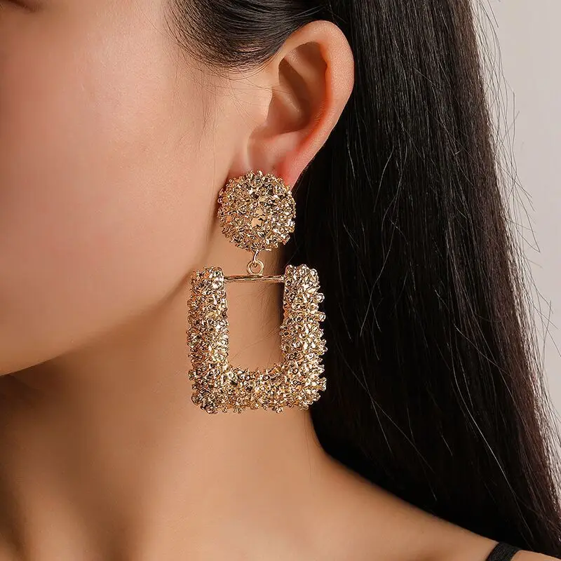 

The latest fashion square earrings for women's gifts