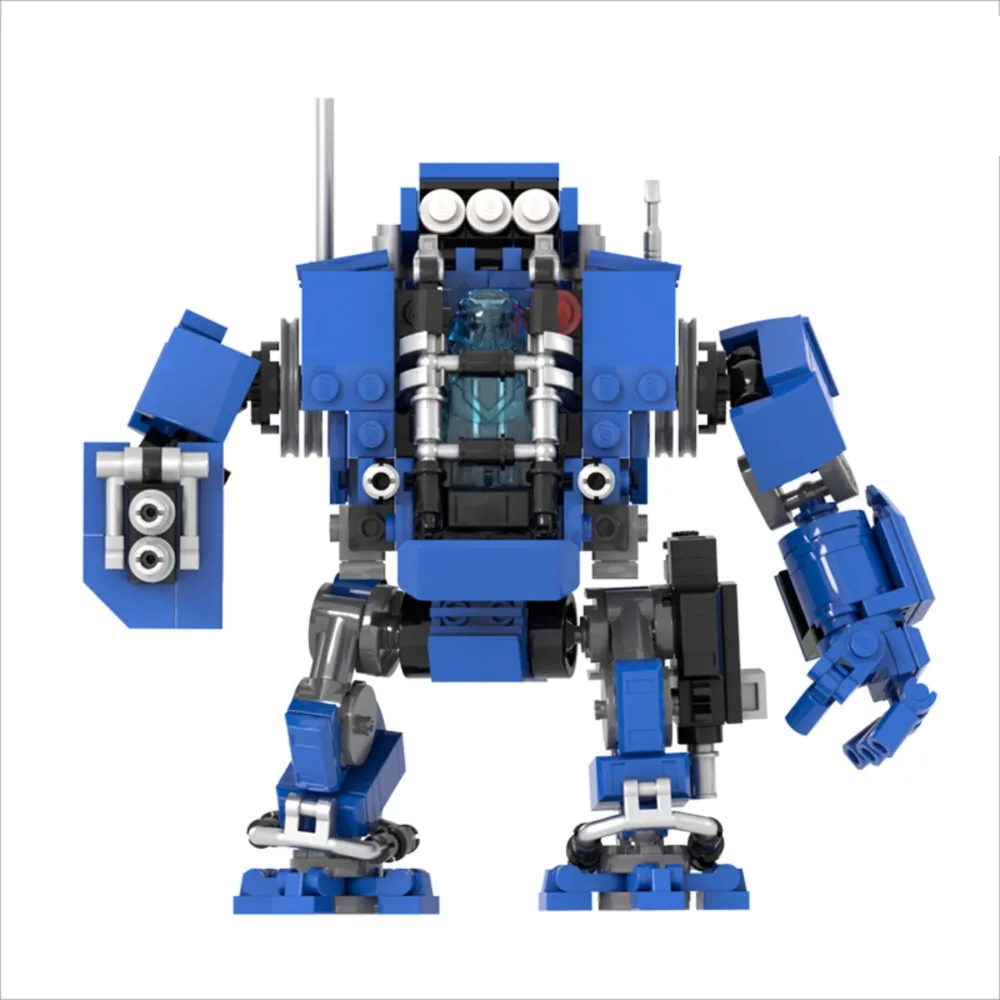 396PCS Invincible Tactical Mech Model Building Kit Militaire Robot Kleine Deeltjes Assembly Blokken Collectible Toy