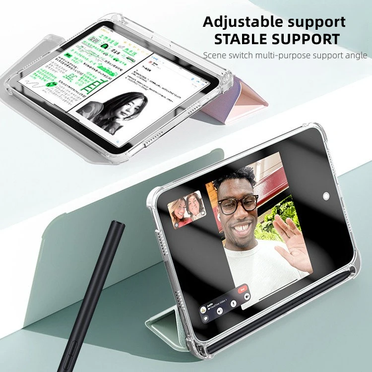 Xiaomi MI Pad 5 Case For MIPad 5 Pro 11 inch 2021 Flat Protective case with Pencil Slot Smart Cover leather Tri-fold Shell+Film