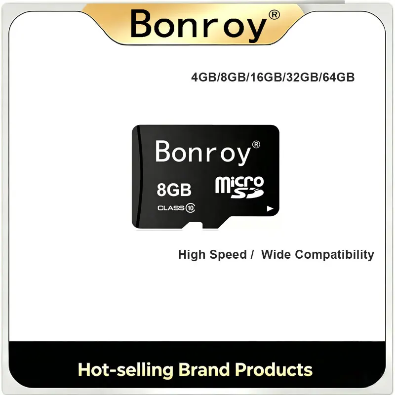 Bonroy High Speed Micro TF SD Cards 4GB 8GB 16GB 32GB 64GB Memory Card Cartao De Memoria 128GB Class 10 Mini Flash TF Card