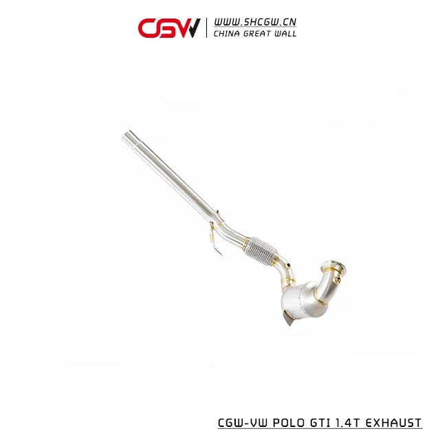 High Performance Intake and Exhaust Valves Muffler Downpipe for  GTI 1.4T Year 2012
