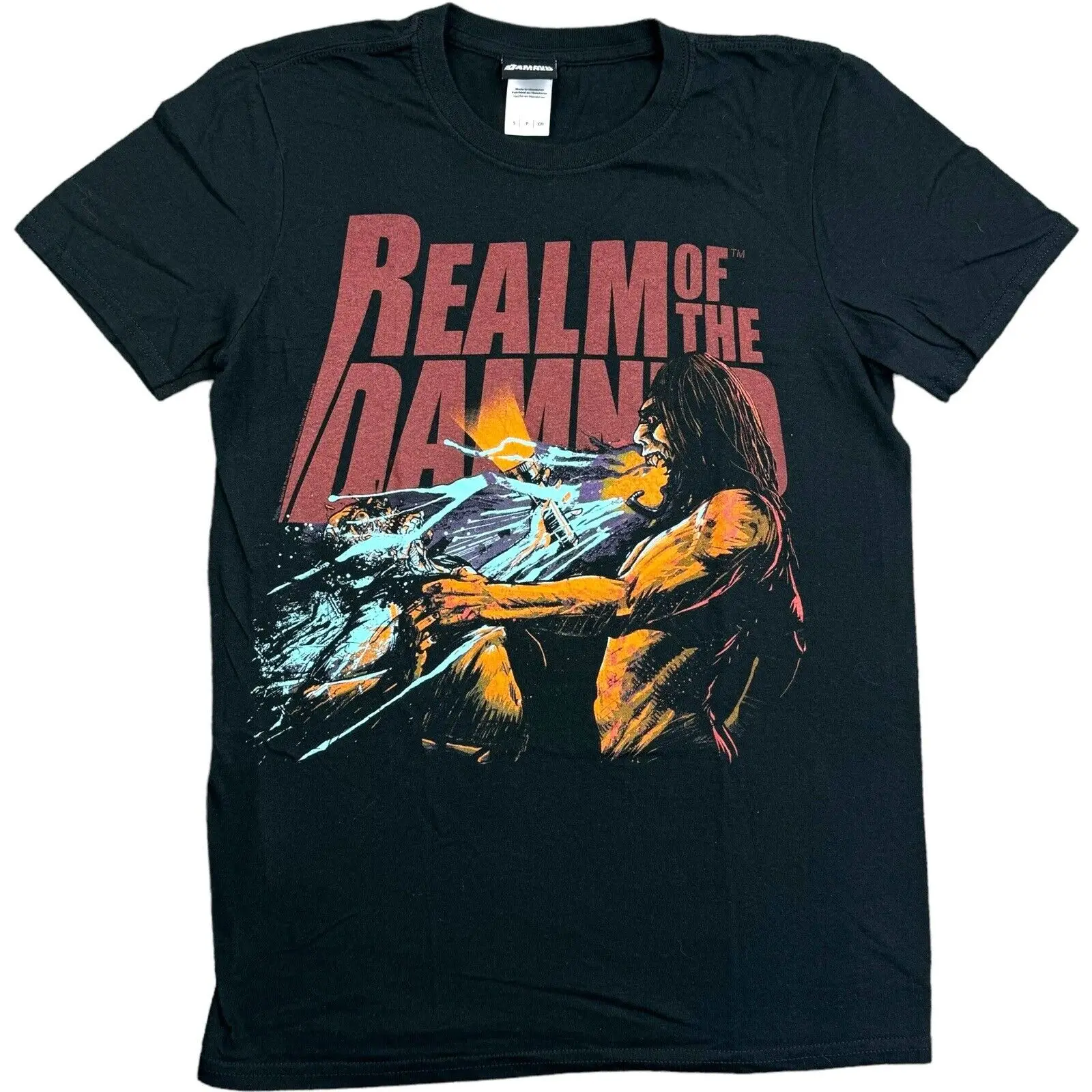 Realm Of The Damned T Shirt Black Small Graphic T Shirt Summer S