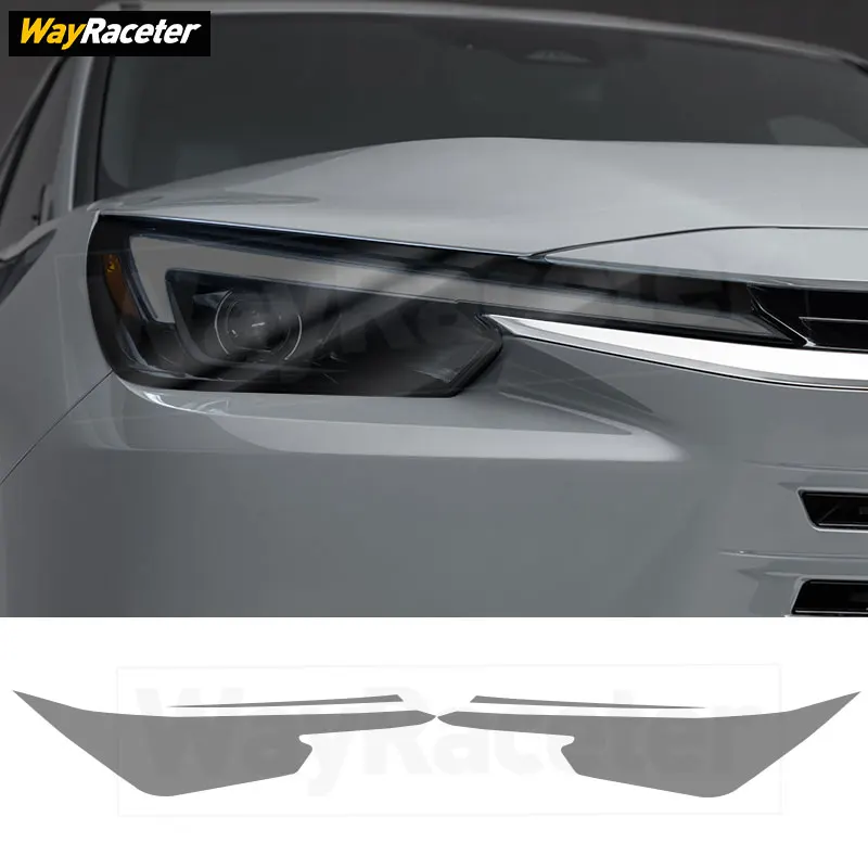 2 Pcs Car Headlight Protective Film Transparent Smoked Black TPU Sticker For Lexus TX350 2024 TX500h F Sport TX 2025 Accessories