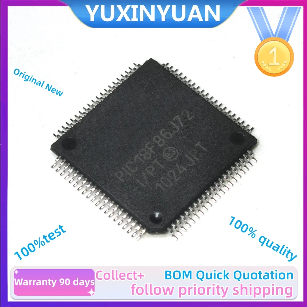 1PCS/LOT /LOT And   PIC18F86J72-I/PT QFP PIC18F8723-IPT PIC18F87J72-IPT PIC18F8527-IPT PIC18F87J93-IPT Chips