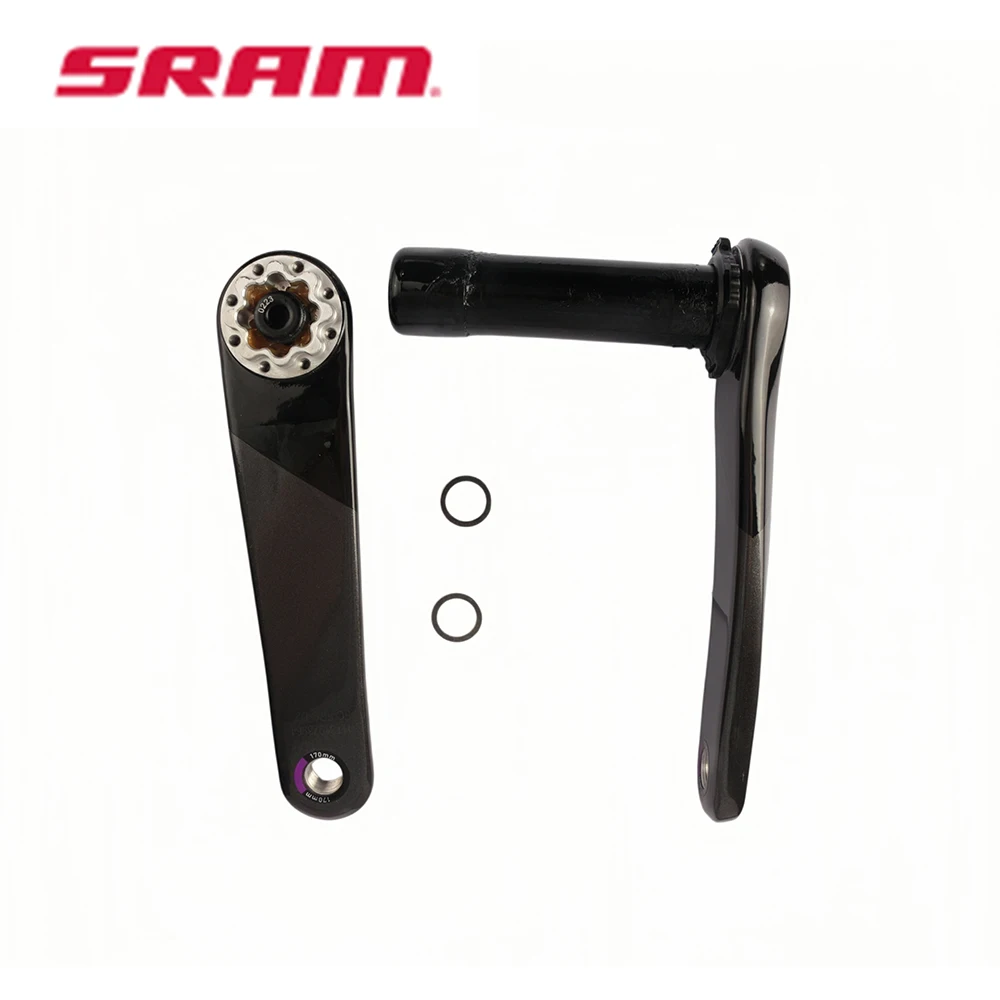 SRAM Force D2 Crankarm Assembly FC-FRC-ASSY-D2 AXS Carbon Fiber Crankarm For Any SRAM AXS Spider Or Integrated Chainring