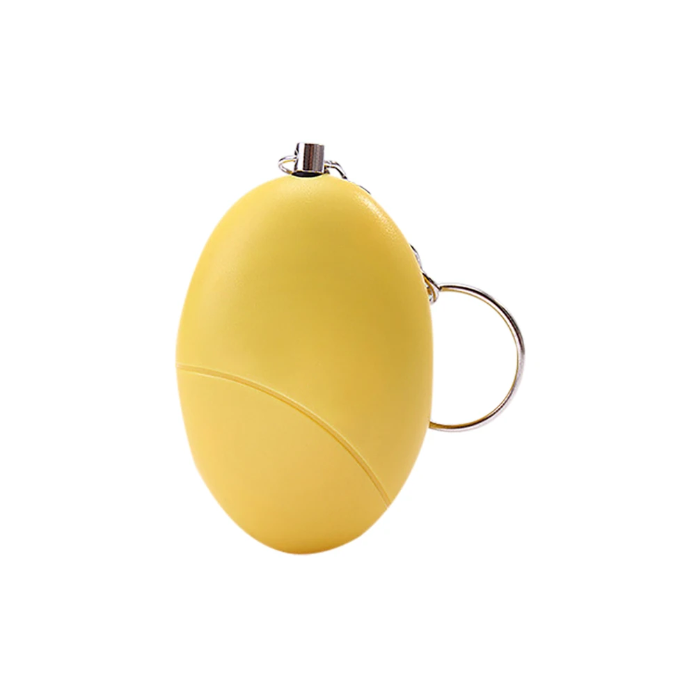 100dB Self Defense Alarm Security Protect Alert Personal Safety Scream Loud Egg Shape Keychain Emergency Alarm For Child Elder