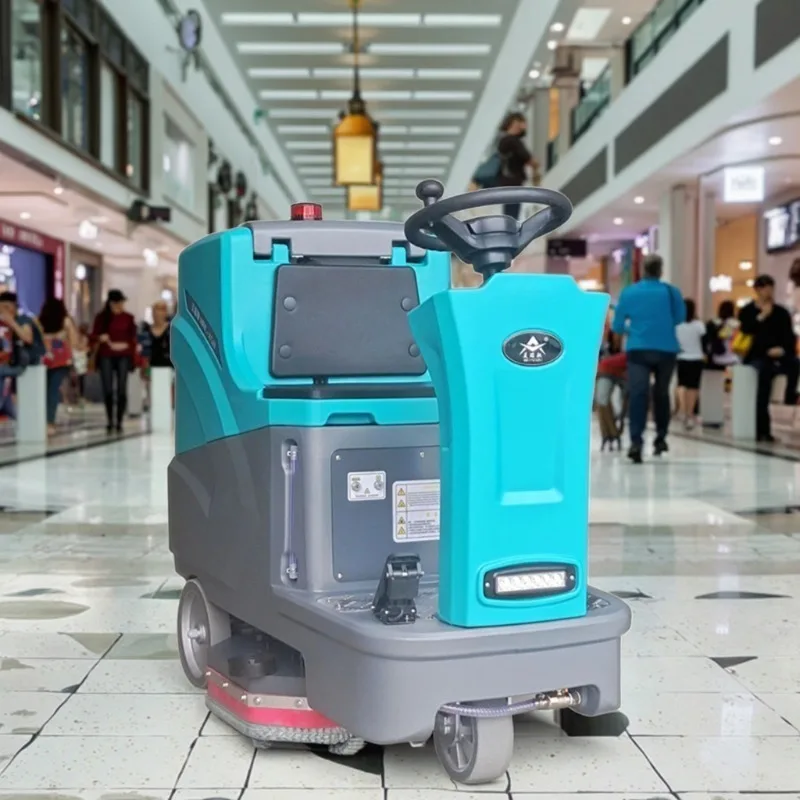 Airo - Máquina Eléctrica Comercial para Pulir y Limpiar Pisos, la Mejor Fregadora de Pisos de Azulejos, Asfalto y Otros Materiales, con Batería