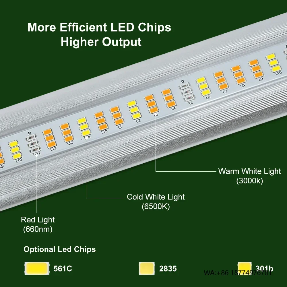 

Best 5X5 Grow 400W 640W LED Grow Light Bars for Aquarium Greenhouse Hydroponics Indoor