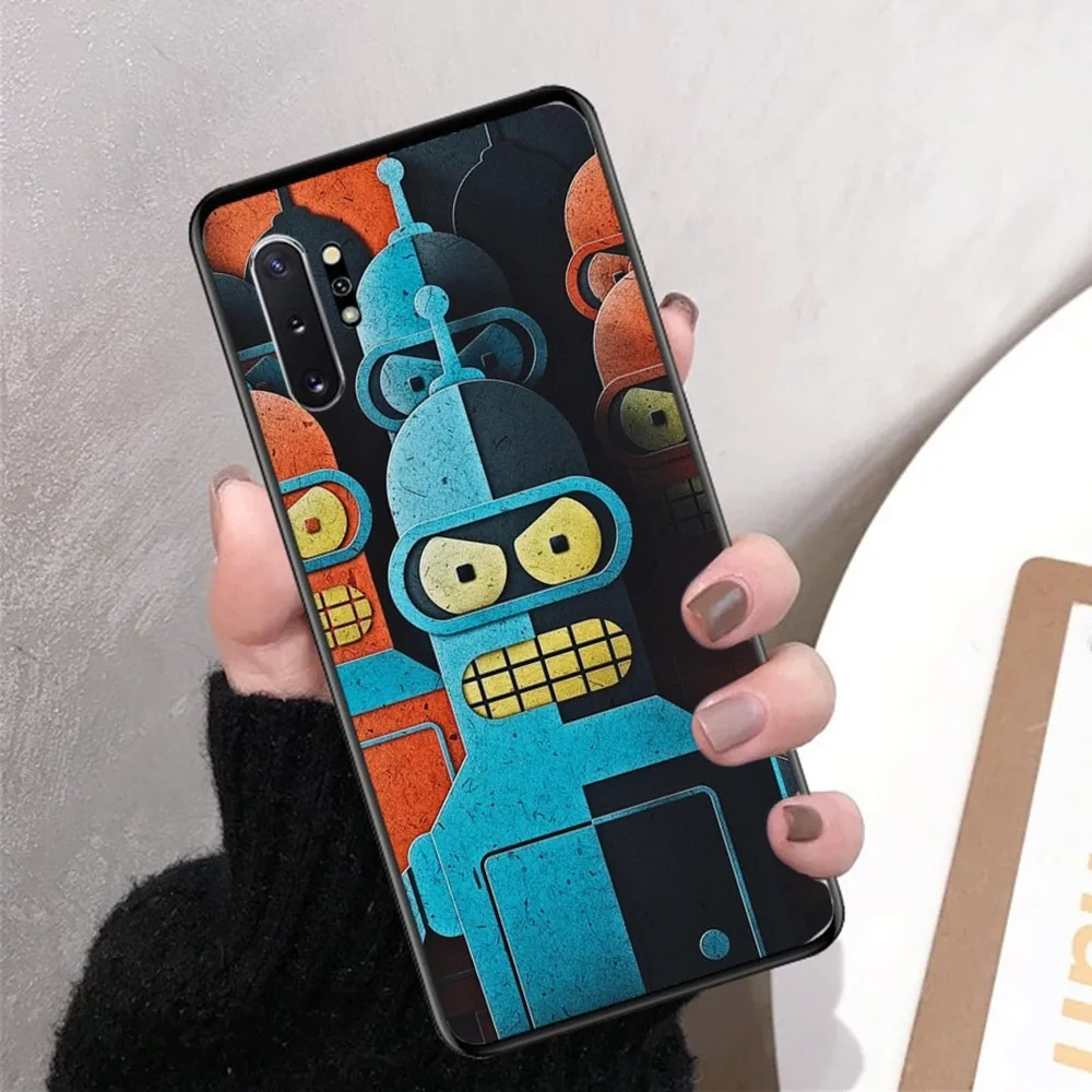 Funny  Futuramas Robot Bender Phone Case For Samsung Note 8 9 10 20 pro plus lite M 10 11 20 30 21 31 51 A 21 22 42 02 03