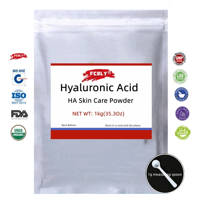 50-1000g 99% Hyaluronic Acid Powder, Low Molecular Weight Hyaluronic Acid+Moisturizing, UV Resistant [Newest Product]