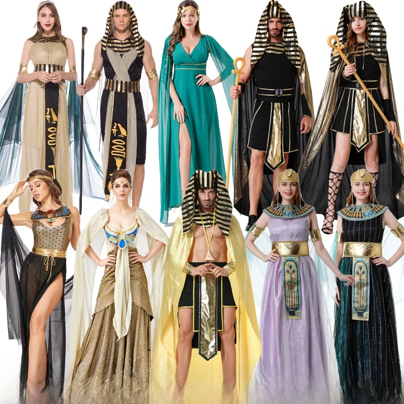 

Arabian Middle East National Costume loween Role-plang Roman Pharaoh Rich Character Cosplay Women's Faion Autumn 2024