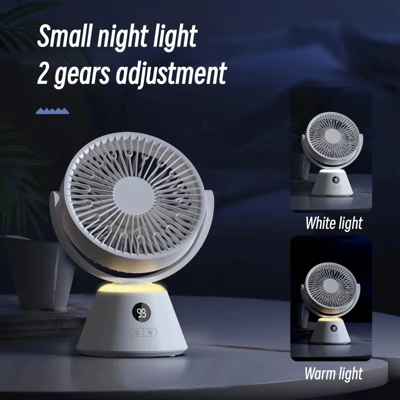 

4000 мАч портативный настольный охлаждающий вентилятор летний циркулятор воздуха в помещении беспроводной потолочный вентилятор для кемпинга перезаряжаемый вращающийся вентилятор