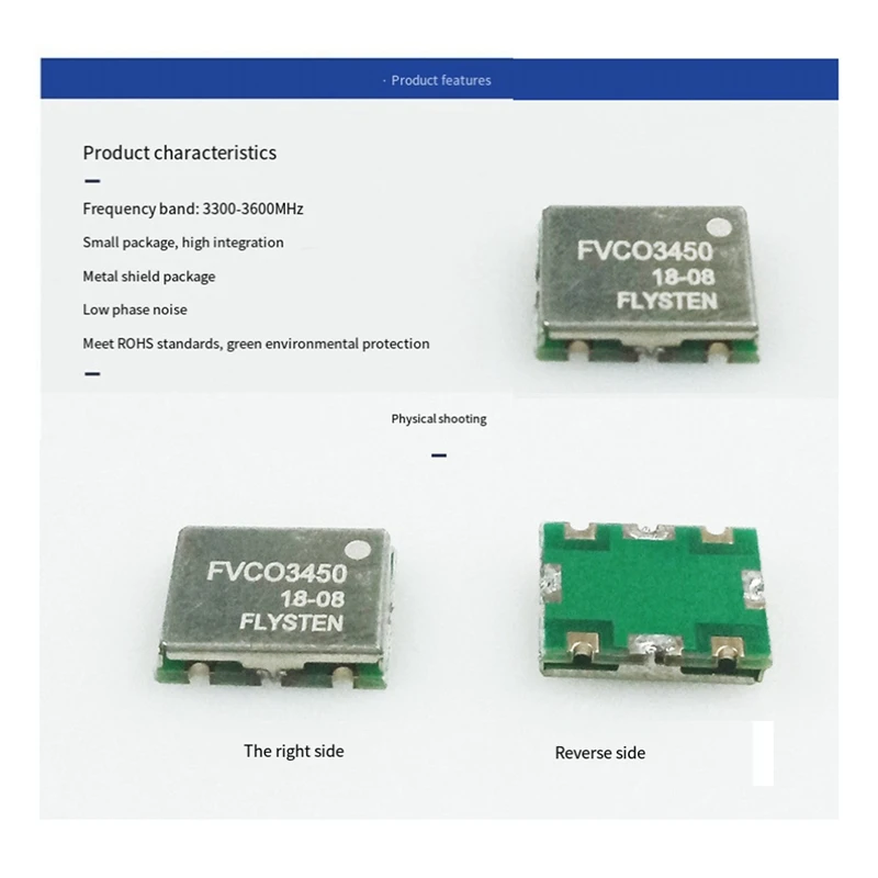 Manufacturer Technical Support For 5G VCO Voltage Controlled Oscillator Signal Conditioner Can Customize FVCO 3450 Replacement